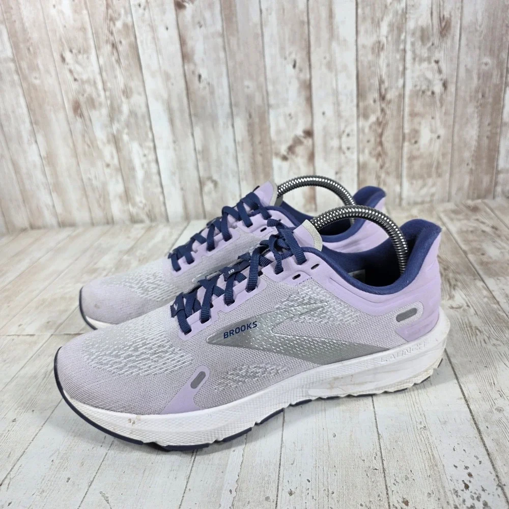 Brooks Launch 9 Womens Running Shoes Purple Navy Silver 1203731B588 Size 9 B